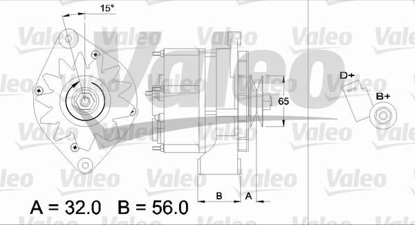 Valeo 436726 - Ģenerators www.autospares.lv