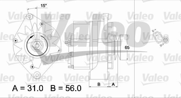 Valeo 436722 - Ģenerators autospares.lv