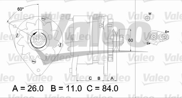 Valeo 436774 - Генератор www.autospares.lv