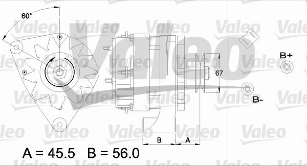 Valeo 433440 - Генератор www.autospares.lv