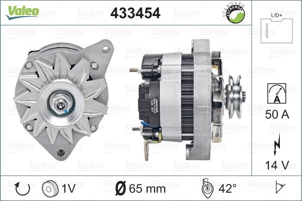 Valeo 433454 - Alternator www.autospares.lv