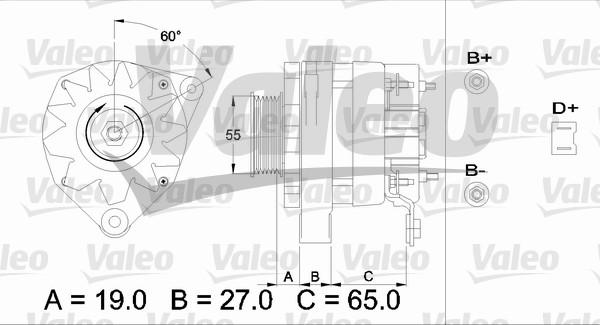 Valeo 433489 - Генератор www.autospares.lv