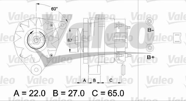 Valeo 433430 - Alternator www.autospares.lv