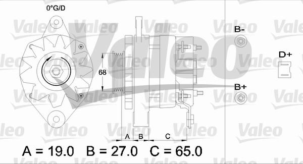 Valeo 433420 - Генератор www.autospares.lv