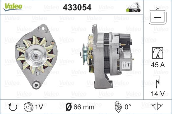 Valeo 433054 - Alternator www.autospares.lv