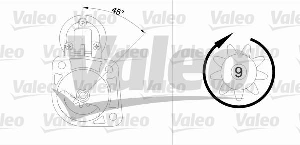 Valeo 433349 - Starteris autospares.lv