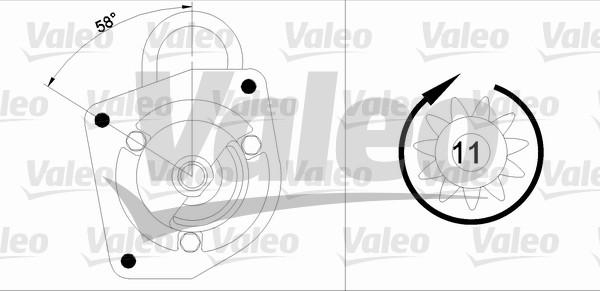 Valeo 433301 - Starteris autospares.lv