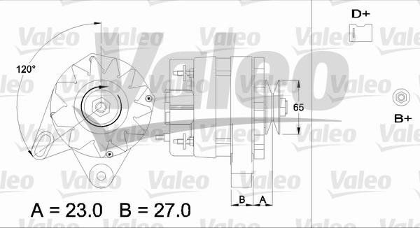 Valeo 433387 - Ģenerators autospares.lv