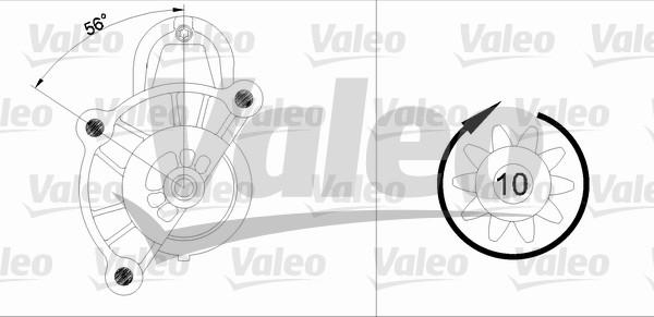 Valeo 433324 - Starteris www.autospares.lv