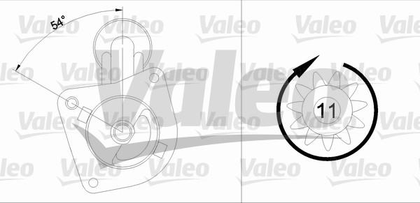 Valeo 433328 - Стартер www.autospares.lv