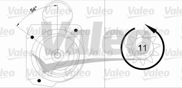 Valeo 433327 - Стартер www.autospares.lv