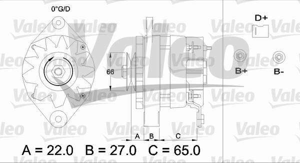 Valeo 433371 - Ģenerators autospares.lv