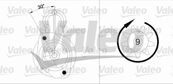 Valeo 433294 - Стартер www.autospares.lv