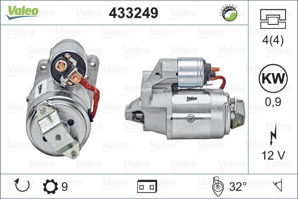 Valeo 433249 - Starter www.autospares.lv