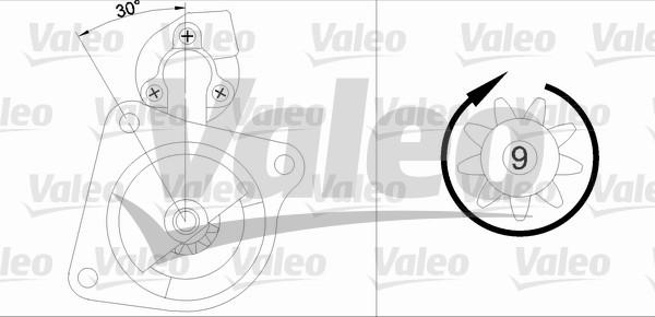 Valeo 433282 - Starteris www.autospares.lv