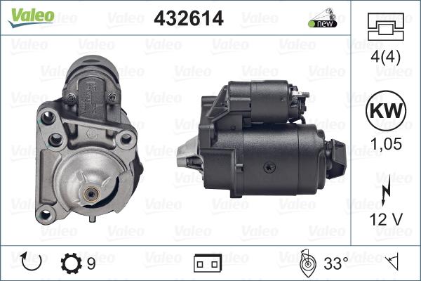 Valeo 432614 - Starteris autospares.lv