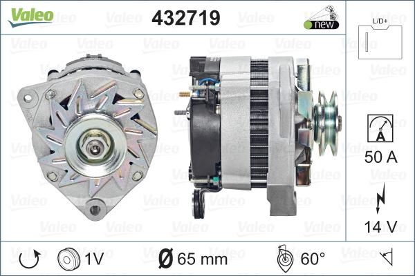 Valeo 432719 - Alternator www.autospares.lv