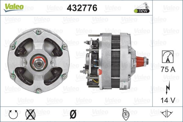 Valeo 432776 - Alternator www.autospares.lv