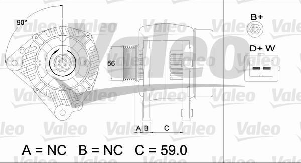 Valeo 437494 - Генератор www.autospares.lv