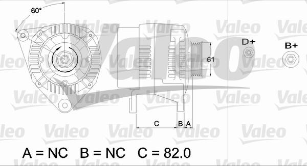 Valeo 437495 - Генератор www.autospares.lv