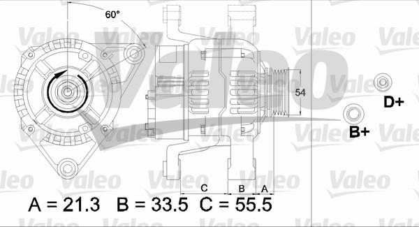 Valeo 437466 - Alternator www.autospares.lv