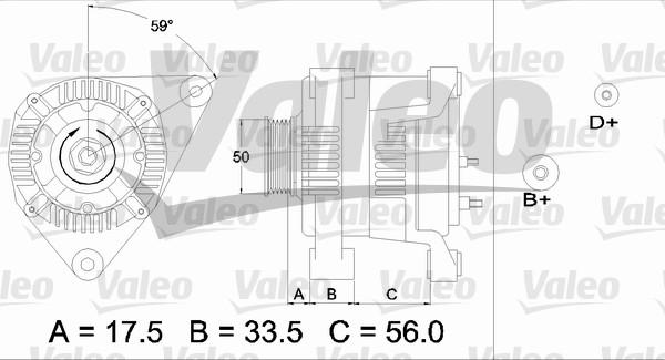 Valeo 437413 - Alternator www.autospares.lv