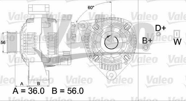 Valeo 437489 - Alternator www.autospares.lv