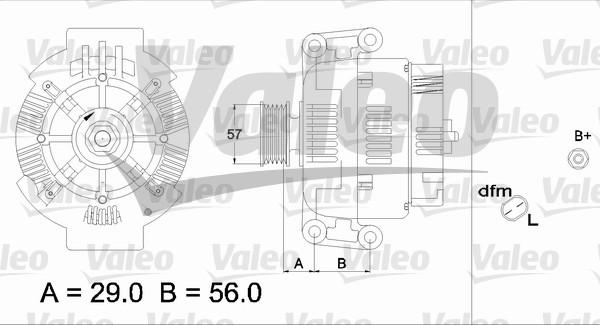 Valeo 437420 - Ģenerators autospares.lv