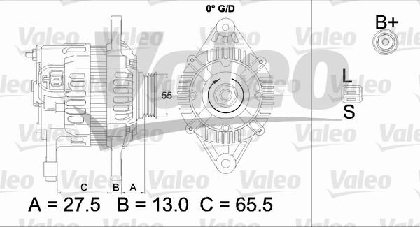 Valeo 437478 - Alternator www.autospares.lv