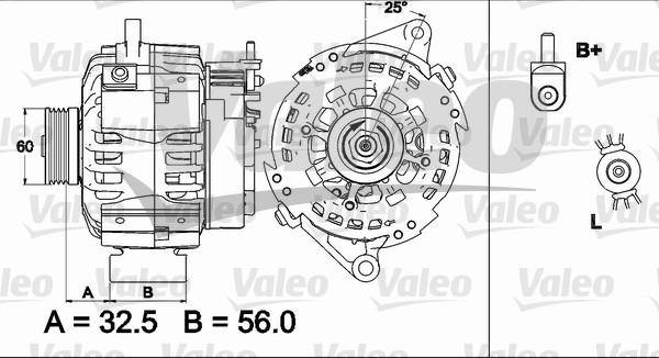 Valeo 437509 - Ģenerators www.autospares.lv