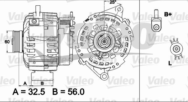 Valeo 437509 - Ģenerators autospares.lv