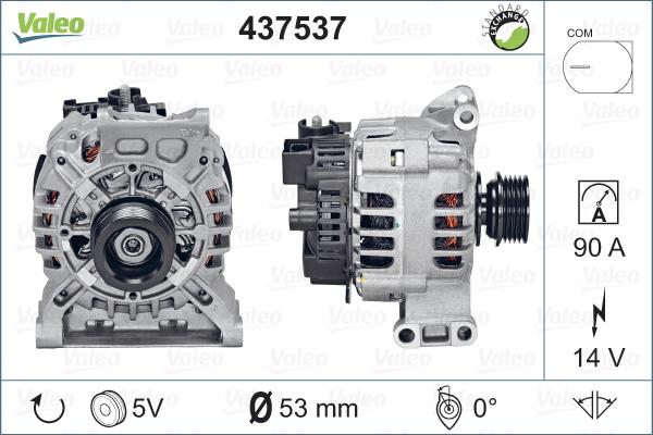 Valeo 437537 - Alternator www.autospares.lv