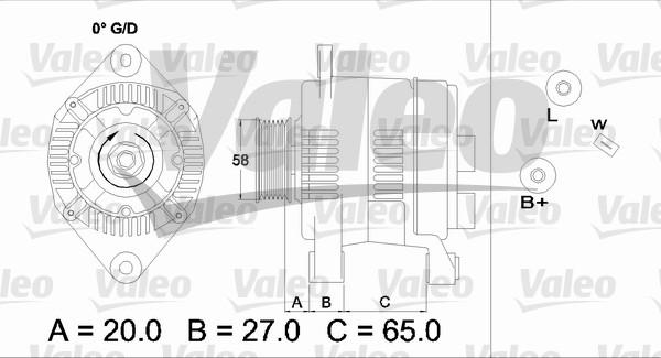 Valeo 437199 - Alternator www.autospares.lv