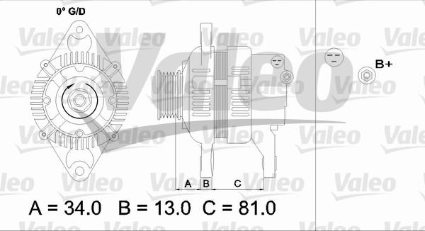 Valeo 437158 - Ģenerators autospares.lv