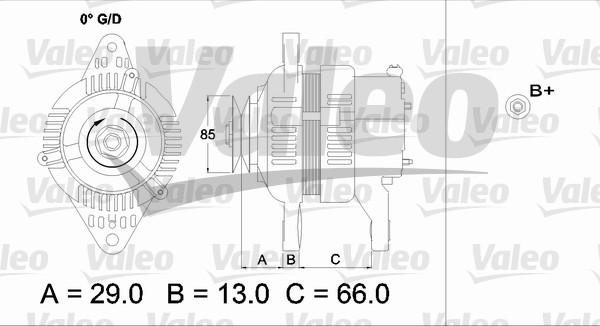 Valeo 437157 - Ģenerators autospares.lv