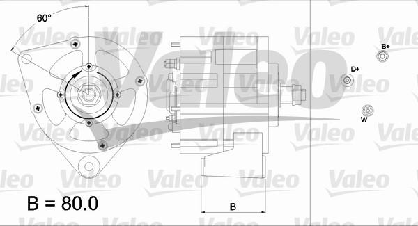 Valeo 437167 - Ģenerators autospares.lv