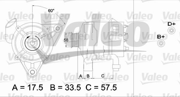 Valeo 437181 - Генератор www.autospares.lv