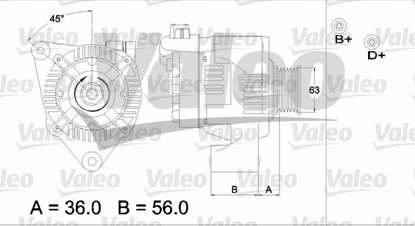 Valeo 437187 - Alternator www.autospares.lv