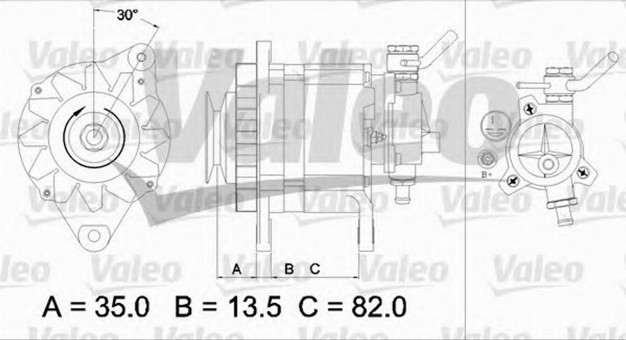 Valeo 437 130 - Ģenerators www.autospares.lv