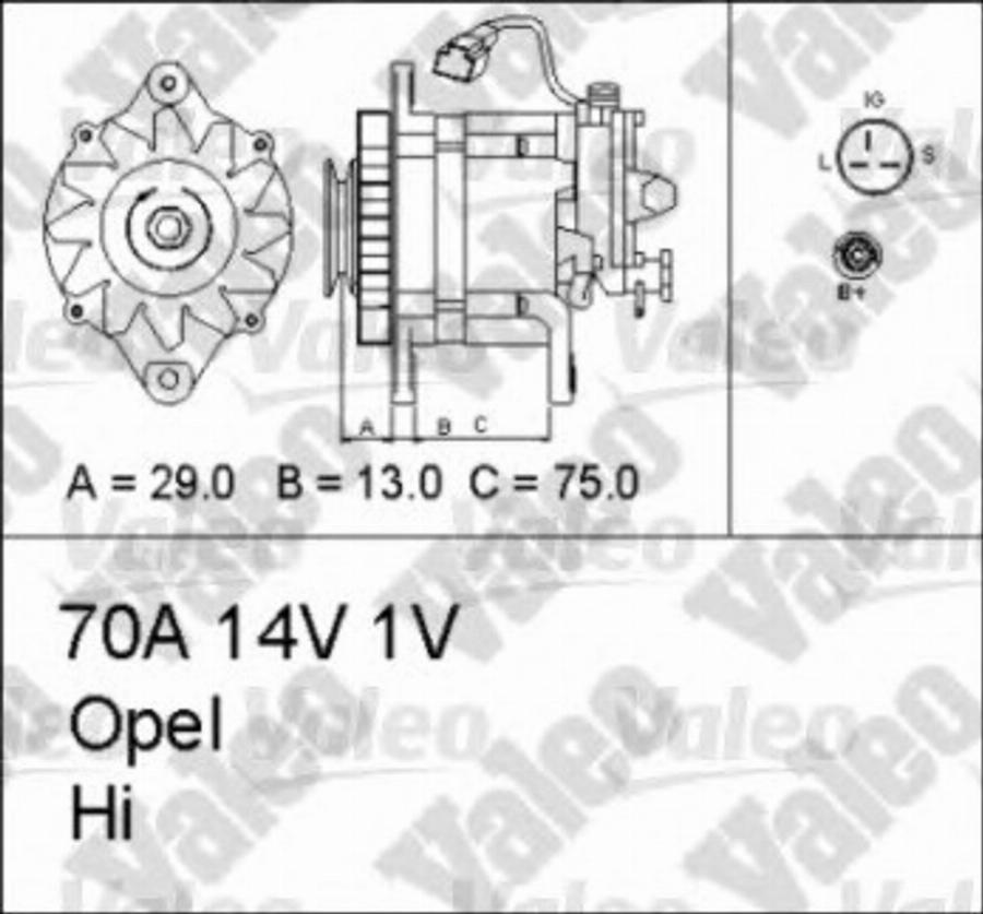 Valeo 437179 - Ģenerators www.autospares.lv