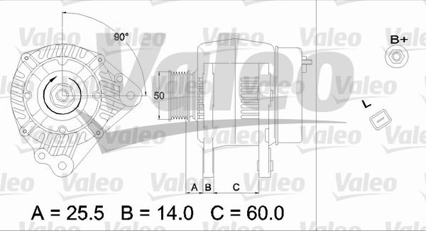 Valeo 437170 - Ģenerators autospares.lv