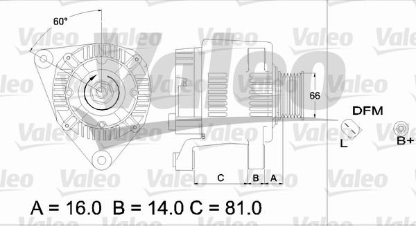 Valeo 437178 - Ģenerators autospares.lv