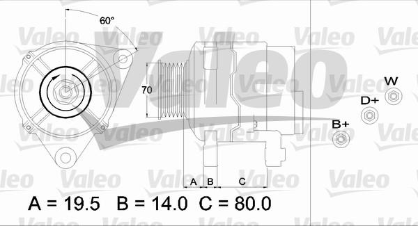 Valeo 437391 - Ģenerators autospares.lv