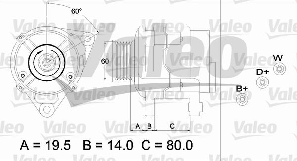 Valeo 437383 - Ģenerators autospares.lv