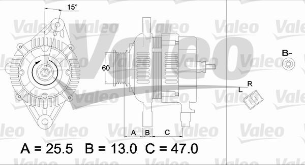 Valeo 437337 - Ģenerators autospares.lv