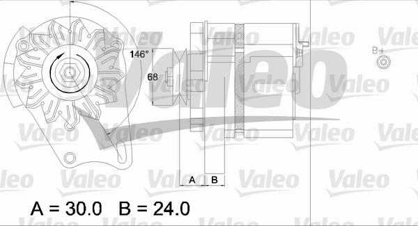 Valeo 437370 - Ģenerators www.autospares.lv