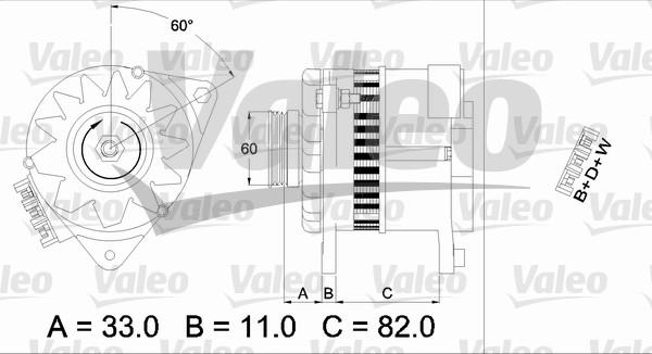 Valeo 437378 - Ģenerators autospares.lv