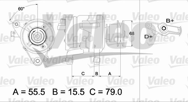 Valeo 437218 - Ģenerators autospares.lv