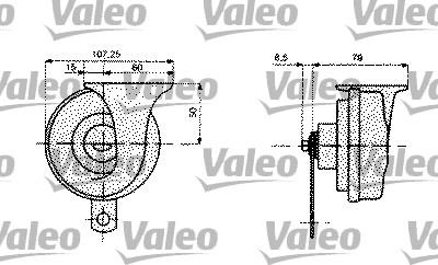 Valeo 479159 - Skaņas signāls www.autospares.lv