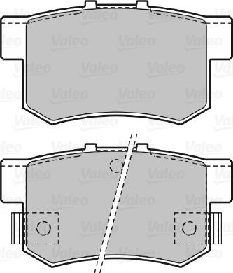 Valeo 598911 - Bremžu uzliku kompl., Disku bremzes autospares.lv